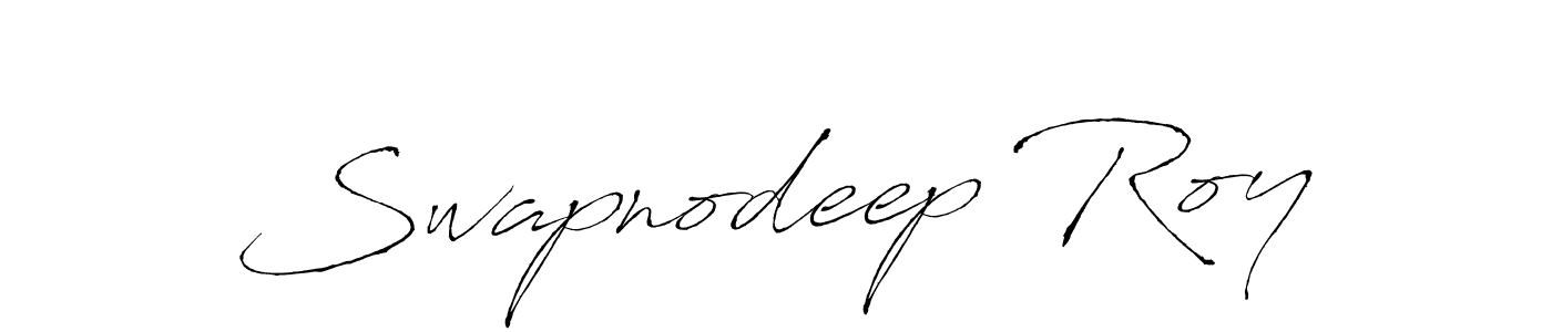 How to make Swapnodeep Roy name signature. Use Antro_Vectra style for creating short signs online. This is the latest handwritten sign. Swapnodeep Roy signature style 6 images and pictures png