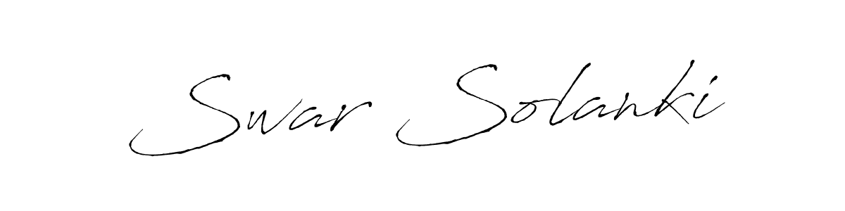 Swar Solanki stylish signature style. Best Handwritten Sign (Antro_Vectra) for my name. Handwritten Signature Collection Ideas for my name Swar Solanki. Swar Solanki signature style 6 images and pictures png