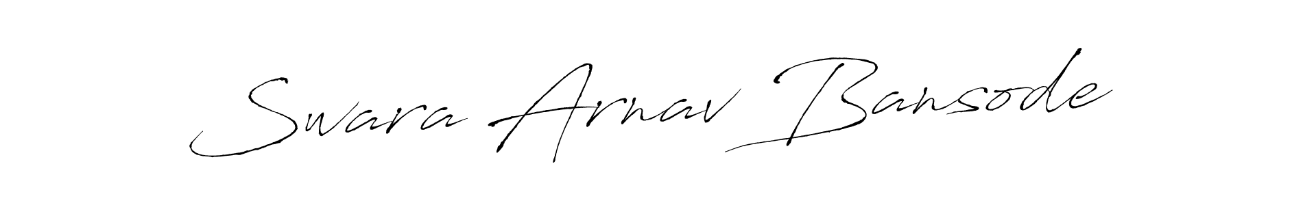 Check out images of Autograph of Swara Arnav Bansode name. Actor Swara Arnav Bansode Signature Style. Antro_Vectra is a professional sign style online. Swara Arnav Bansode signature style 6 images and pictures png