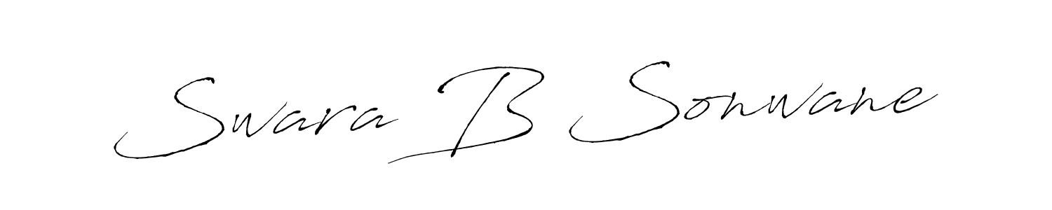 Also You can easily find your signature by using the search form. We will create Swara B Sonwane name handwritten signature images for you free of cost using Antro_Vectra sign style. Swara B Sonwane signature style 6 images and pictures png