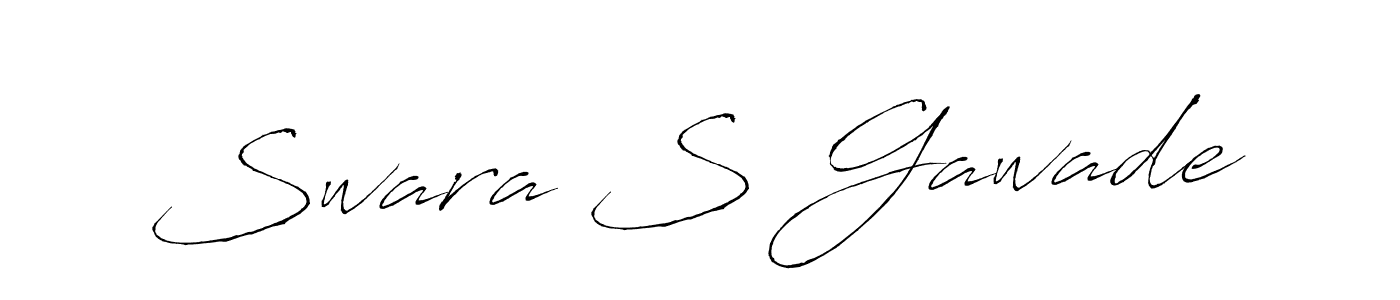 Also we have Swara S Gawade name is the best signature style. Create professional handwritten signature collection using Antro_Vectra autograph style. Swara S Gawade signature style 6 images and pictures png