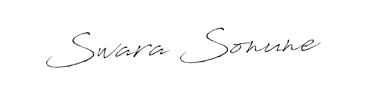 This is the best signature style for the Swara Sonune name. Also you like these signature font (Antro_Vectra). Mix name signature. Swara Sonune signature style 6 images and pictures png
