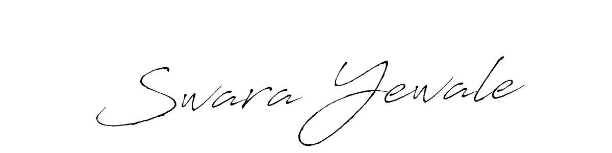 Similarly Antro_Vectra is the best handwritten signature design. Signature creator online .You can use it as an online autograph creator for name Swara Yewale. Swara Yewale signature style 6 images and pictures png