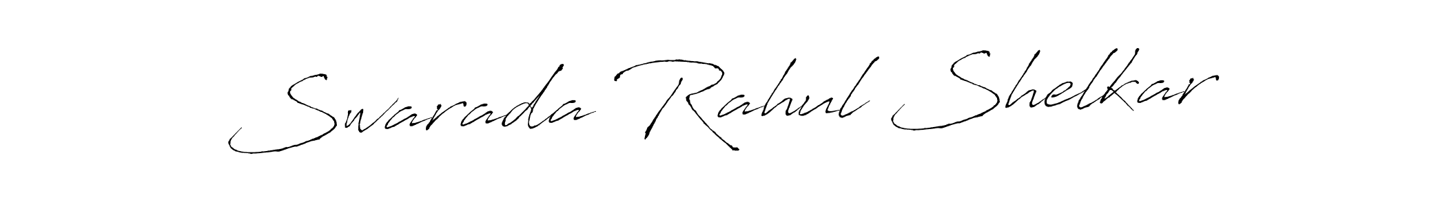 Design your own signature with our free online signature maker. With this signature software, you can create a handwritten (Antro_Vectra) signature for name Swarada Rahul Shelkar. Swarada Rahul Shelkar signature style 6 images and pictures png