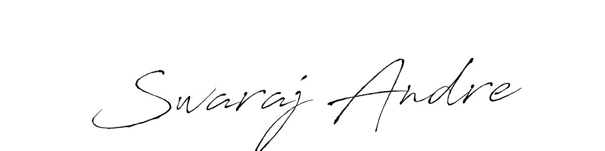 Once you've used our free online signature maker to create your best signature Antro_Vectra style, it's time to enjoy all of the benefits that Swaraj Andre name signing documents. Swaraj Andre signature style 6 images and pictures png