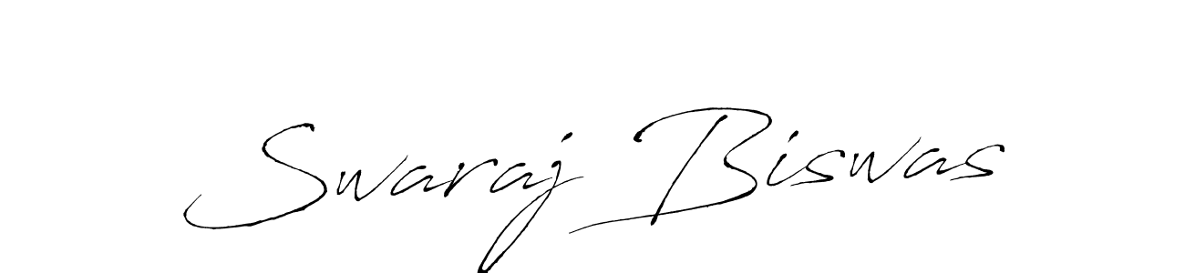 How to make Swaraj Biswas signature? Antro_Vectra is a professional autograph style. Create handwritten signature for Swaraj Biswas name. Swaraj Biswas signature style 6 images and pictures png