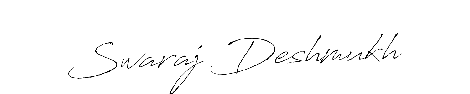 You should practise on your own different ways (Antro_Vectra) to write your name (Swaraj Deshmukh) in signature. don't let someone else do it for you. Swaraj Deshmukh signature style 6 images and pictures png