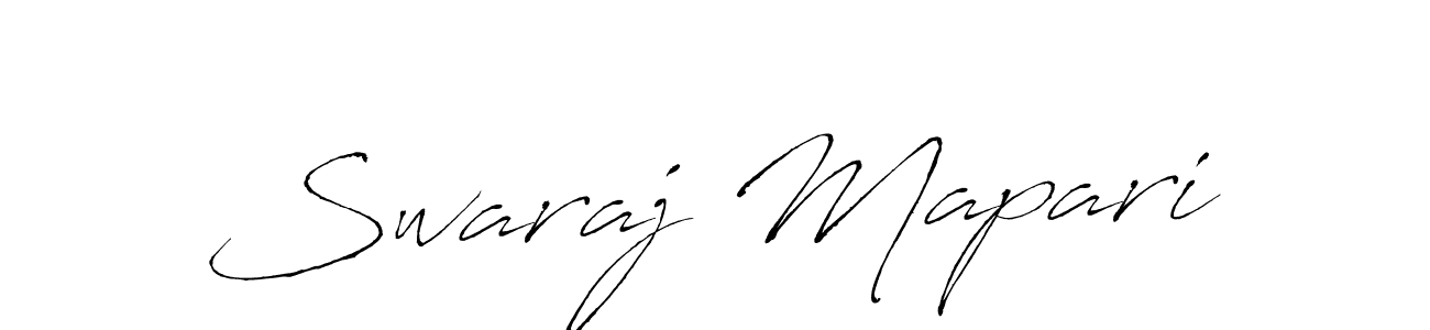 Make a beautiful signature design for name Swaraj Mapari. Use this online signature maker to create a handwritten signature for free. Swaraj Mapari signature style 6 images and pictures png