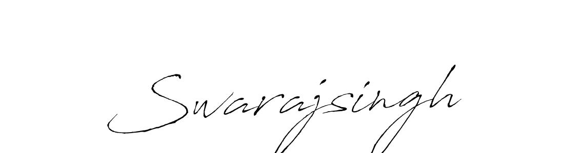 Also You can easily find your signature by using the search form. We will create Swarajsingh name handwritten signature images for you free of cost using Antro_Vectra sign style. Swarajsingh signature style 6 images and pictures png