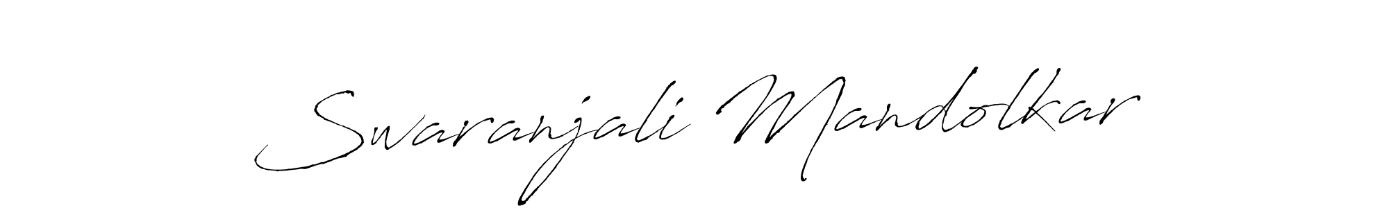 This is the best signature style for the Swaranjali Mandolkar name. Also you like these signature font (Antro_Vectra). Mix name signature. Swaranjali Mandolkar signature style 6 images and pictures png