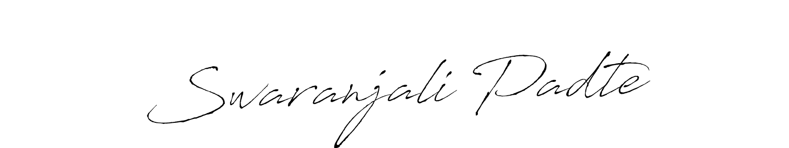 if you are searching for the best signature style for your name Swaranjali Padte. so please give up your signature search. here we have designed multiple signature styles  using Antro_Vectra. Swaranjali Padte signature style 6 images and pictures png