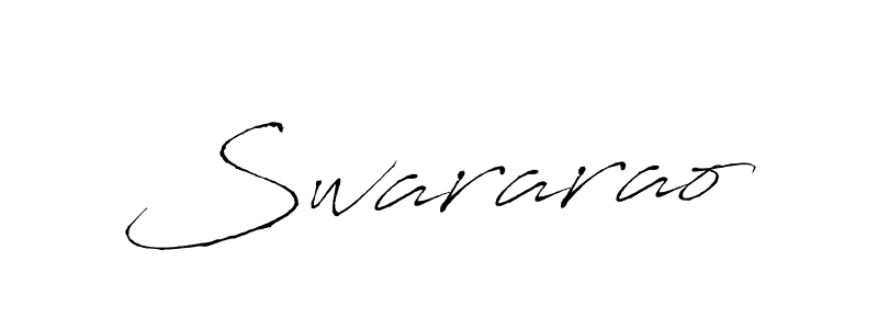 How to make Swararao signature? Antro_Vectra is a professional autograph style. Create handwritten signature for Swararao name. Swararao signature style 6 images and pictures png