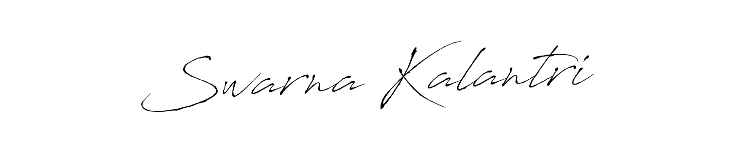 Use a signature maker to create a handwritten signature online. With this signature software, you can design (Antro_Vectra) your own signature for name Swarna Kalantri. Swarna Kalantri signature style 6 images and pictures png