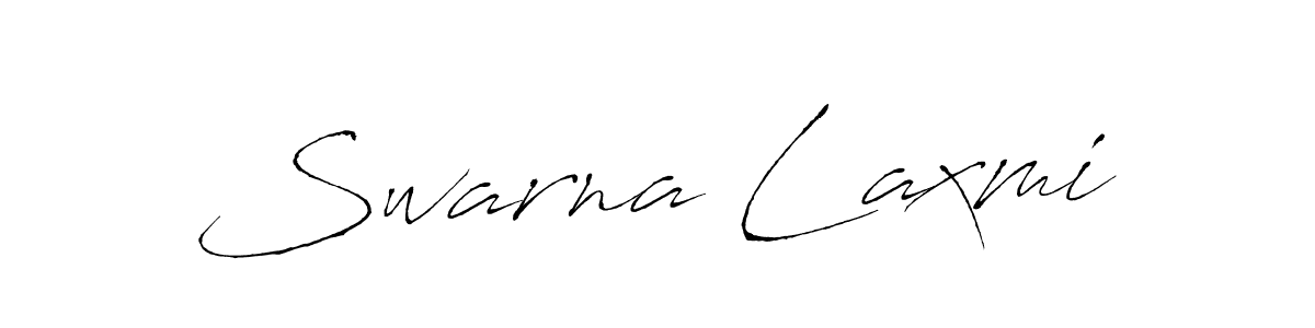 Create a beautiful signature design for name Swarna Laxmi. With this signature (Antro_Vectra) fonts, you can make a handwritten signature for free. Swarna Laxmi signature style 6 images and pictures png