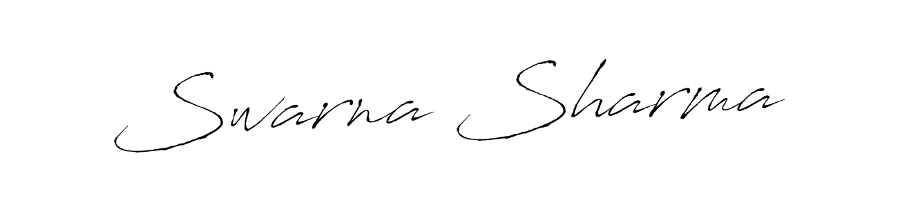 Antro_Vectra is a professional signature style that is perfect for those who want to add a touch of class to their signature. It is also a great choice for those who want to make their signature more unique. Get Swarna Sharma name to fancy signature for free. Swarna Sharma signature style 6 images and pictures png