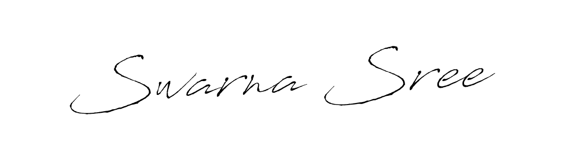 How to make Swarna Sree name signature. Use Antro_Vectra style for creating short signs online. This is the latest handwritten sign. Swarna Sree signature style 6 images and pictures png