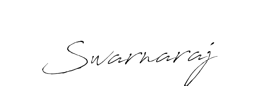 Make a beautiful signature design for name Swarnaraj. With this signature (Antro_Vectra) style, you can create a handwritten signature for free. Swarnaraj signature style 6 images and pictures png