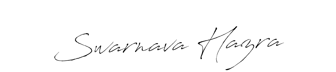 How to make Swarnava Hazra name signature. Use Antro_Vectra style for creating short signs online. This is the latest handwritten sign. Swarnava Hazra signature style 6 images and pictures png