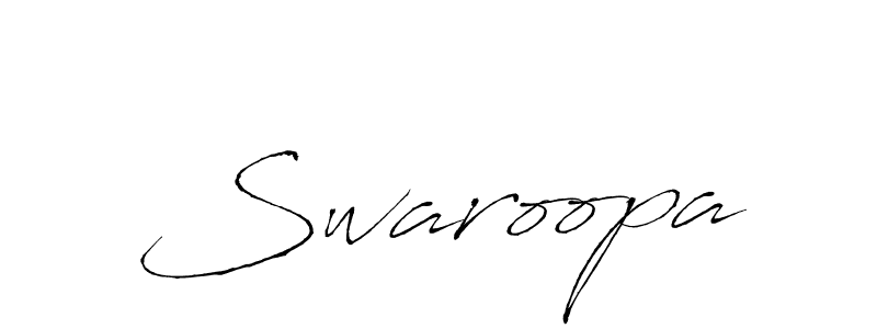 How to make Swaroopa signature? Antro_Vectra is a professional autograph style. Create handwritten signature for Swaroopa name. Swaroopa signature style 6 images and pictures png