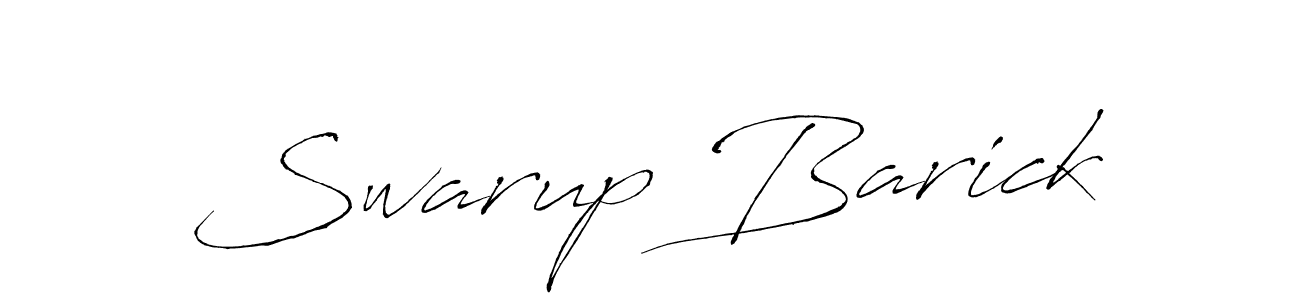 Use a signature maker to create a handwritten signature online. With this signature software, you can design (Antro_Vectra) your own signature for name Swarup Barick. Swarup Barick signature style 6 images and pictures png