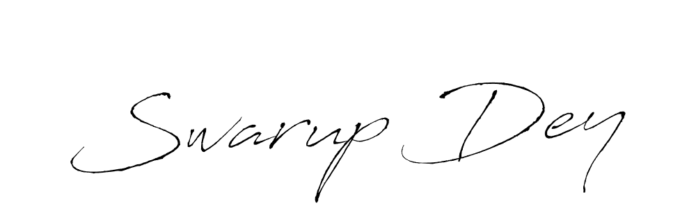 Design your own signature with our free online signature maker. With this signature software, you can create a handwritten (Antro_Vectra) signature for name Swarup Dey. Swarup Dey signature style 6 images and pictures png