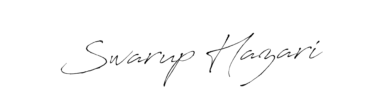 Create a beautiful signature design for name Swarup Hazari. With this signature (Antro_Vectra) fonts, you can make a handwritten signature for free. Swarup Hazari signature style 6 images and pictures png