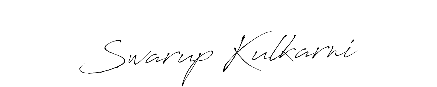 Design your own signature with our free online signature maker. With this signature software, you can create a handwritten (Antro_Vectra) signature for name Swarup Kulkarni. Swarup Kulkarni signature style 6 images and pictures png