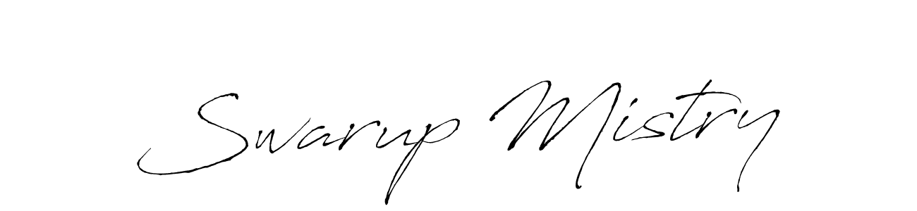 Make a beautiful signature design for name Swarup Mistry. With this signature (Antro_Vectra) style, you can create a handwritten signature for free. Swarup Mistry signature style 6 images and pictures png