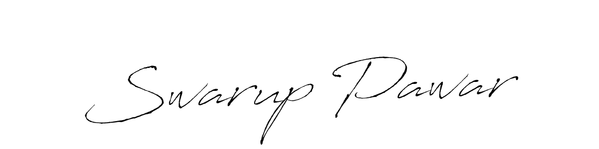 Use a signature maker to create a handwritten signature online. With this signature software, you can design (Antro_Vectra) your own signature for name Swarup Pawar. Swarup Pawar signature style 6 images and pictures png