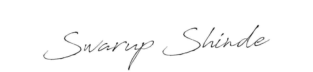 The best way (Antro_Vectra) to make a short signature is to pick only two or three words in your name. The name Swarup Shinde include a total of six letters. For converting this name. Swarup Shinde signature style 6 images and pictures png