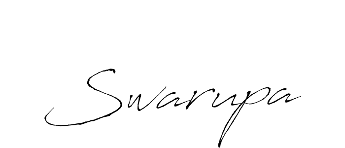 Make a beautiful signature design for name Swarupa. With this signature (Antro_Vectra) style, you can create a handwritten signature for free. Swarupa signature style 6 images and pictures png