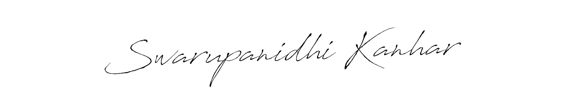 Design your own signature with our free online signature maker. With this signature software, you can create a handwritten (Antro_Vectra) signature for name Swarupanidhi Kanhar. Swarupanidhi Kanhar signature style 6 images and pictures png