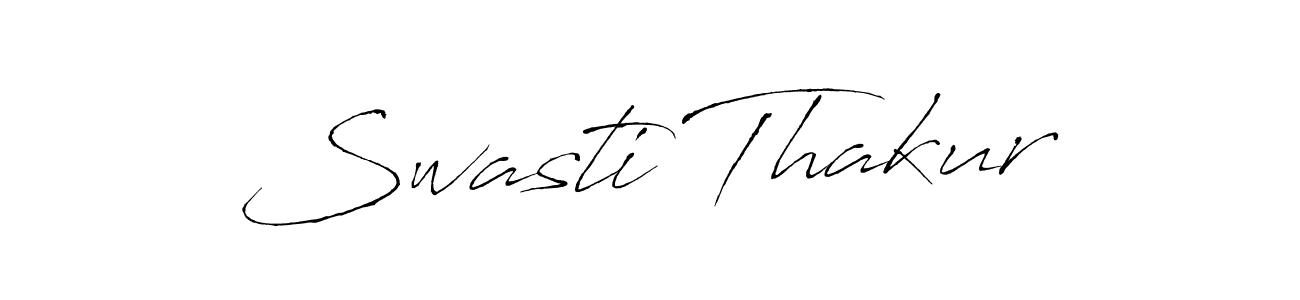 This is the best signature style for the Swasti Thakur name. Also you like these signature font (Antro_Vectra). Mix name signature. Swasti Thakur signature style 6 images and pictures png