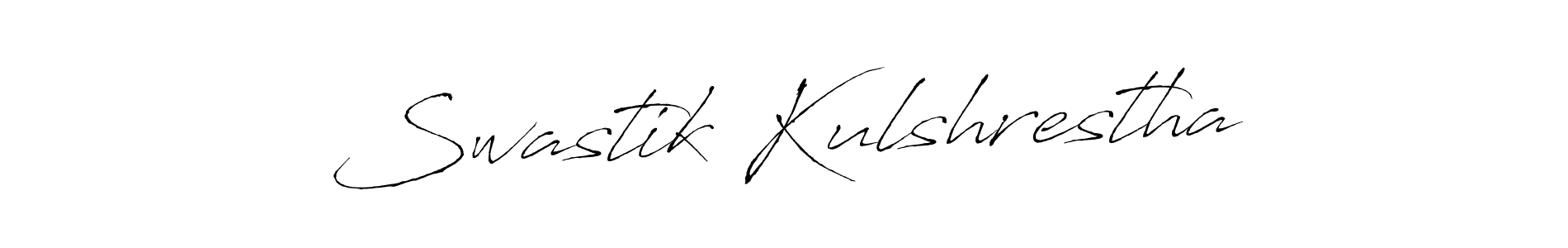Create a beautiful signature design for name Swastik Kulshrestha. With this signature (Antro_Vectra) fonts, you can make a handwritten signature for free. Swastik Kulshrestha signature style 6 images and pictures png