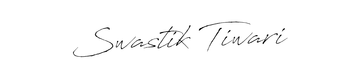 Design your own signature with our free online signature maker. With this signature software, you can create a handwritten (Antro_Vectra) signature for name Swastik Tiwari. Swastik Tiwari signature style 6 images and pictures png