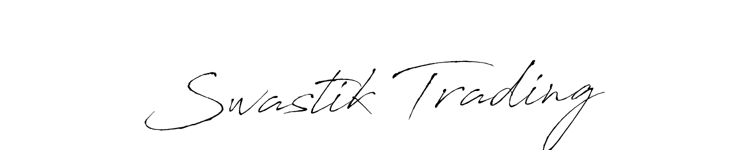 The best way (Antro_Vectra) to make a short signature is to pick only two or three words in your name. The name Swastik Trading include a total of six letters. For converting this name. Swastik Trading signature style 6 images and pictures png