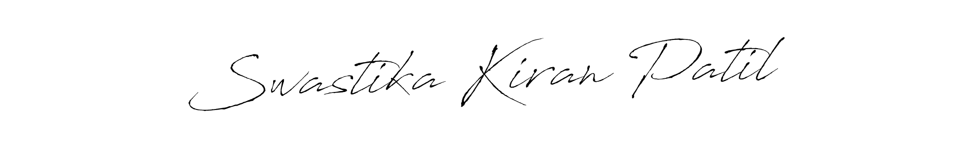 This is the best signature style for the Swastika Kiran Patil name. Also you like these signature font (Antro_Vectra). Mix name signature. Swastika Kiran Patil signature style 6 images and pictures png