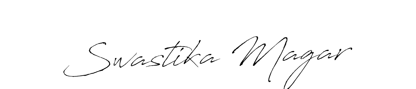 Similarly Antro_Vectra is the best handwritten signature design. Signature creator online .You can use it as an online autograph creator for name Swastika Magar. Swastika Magar signature style 6 images and pictures png