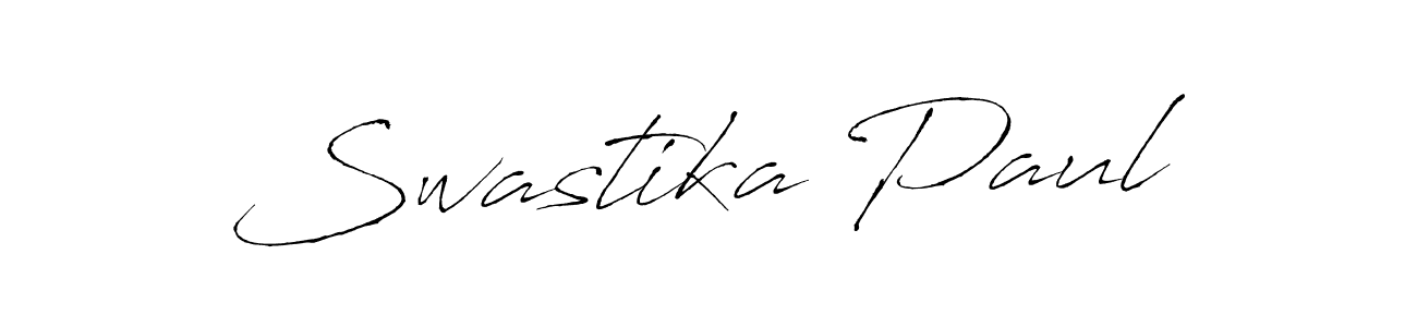 Design your own signature with our free online signature maker. With this signature software, you can create a handwritten (Antro_Vectra) signature for name Swastika Paul. Swastika Paul signature style 6 images and pictures png