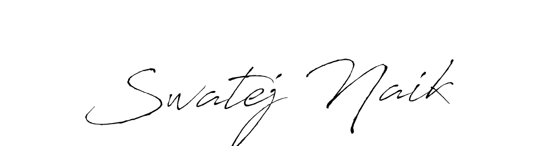 This is the best signature style for the Swatej Naik name. Also you like these signature font (Antro_Vectra). Mix name signature. Swatej Naik signature style 6 images and pictures png