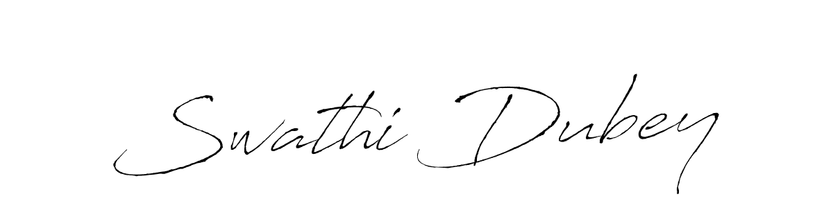 Design your own signature with our free online signature maker. With this signature software, you can create a handwritten (Antro_Vectra) signature for name Swathi Dubey. Swathi Dubey signature style 6 images and pictures png