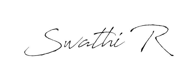 Use a signature maker to create a handwritten signature online. With this signature software, you can design (Antro_Vectra) your own signature for name Swathi R. Swathi R signature style 6 images and pictures png