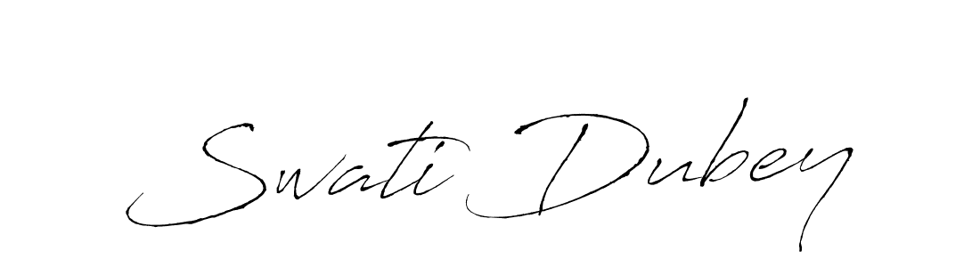 Create a beautiful signature design for name Swati Dubey. With this signature (Antro_Vectra) fonts, you can make a handwritten signature for free. Swati Dubey signature style 6 images and pictures png