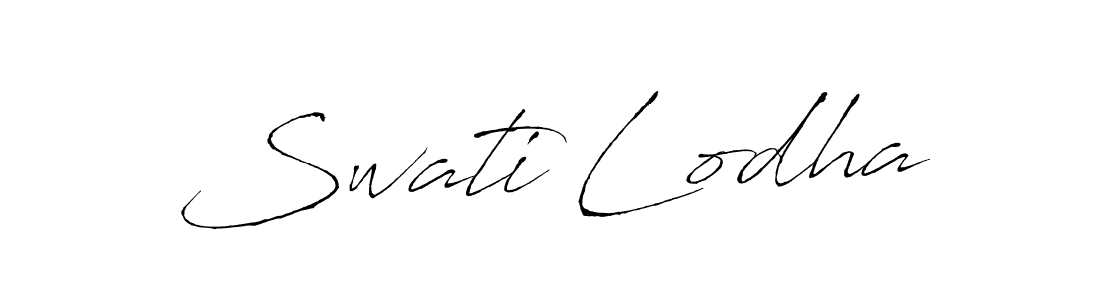 Create a beautiful signature design for name Swati Lodha. With this signature (Antro_Vectra) fonts, you can make a handwritten signature for free. Swati Lodha signature style 6 images and pictures png