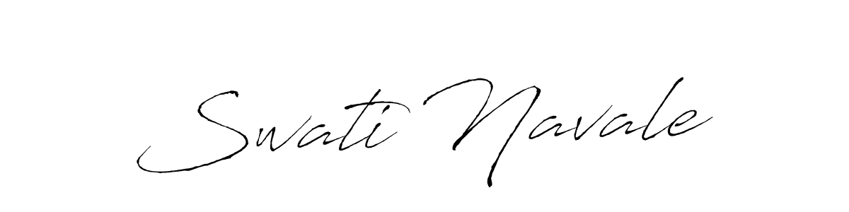 Design your own signature with our free online signature maker. With this signature software, you can create a handwritten (Antro_Vectra) signature for name Swati Navale. Swati Navale signature style 6 images and pictures png