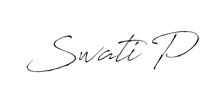 Make a beautiful signature design for name Swati P. Use this online signature maker to create a handwritten signature for free. Swati P signature style 6 images and pictures png