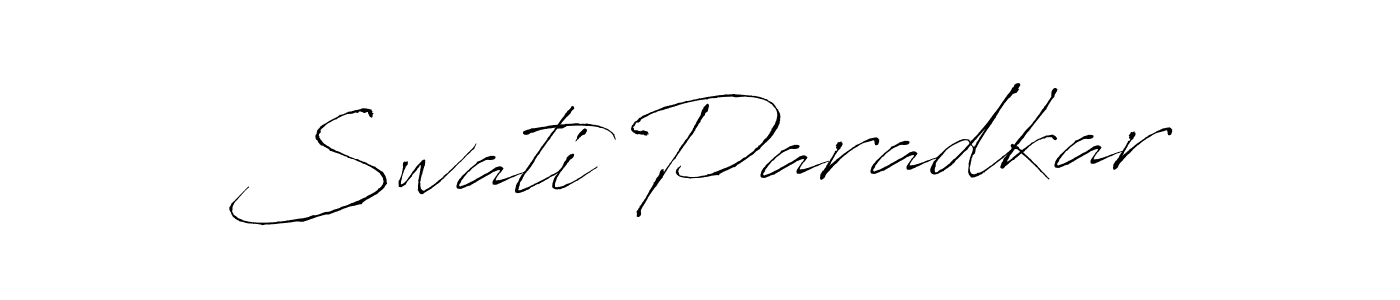 Antro_Vectra is a professional signature style that is perfect for those who want to add a touch of class to their signature. It is also a great choice for those who want to make their signature more unique. Get Swati Paradkar name to fancy signature for free. Swati Paradkar signature style 6 images and pictures png