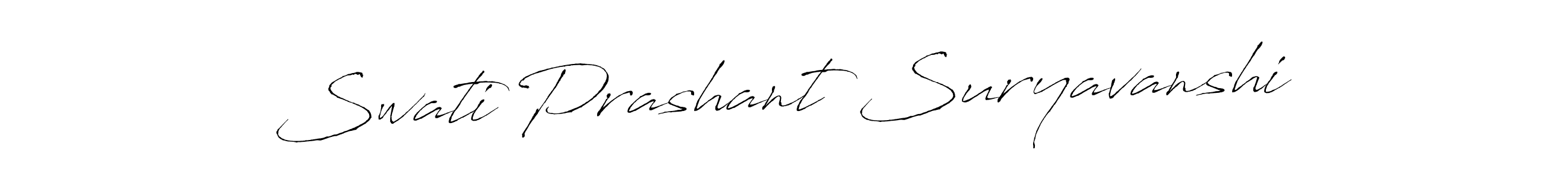 Make a short Swati Prashant Suryavanshi signature style. Manage your documents anywhere anytime using Antro_Vectra. Create and add eSignatures, submit forms, share and send files easily. Swati Prashant Suryavanshi signature style 6 images and pictures png