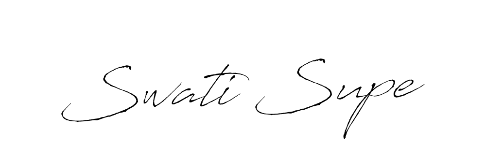 Also You can easily find your signature by using the search form. We will create Swati Supe name handwritten signature images for you free of cost using Antro_Vectra sign style. Swati Supe signature style 6 images and pictures png