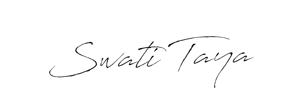 You can use this online signature creator to create a handwritten signature for the name Swati Taya. This is the best online autograph maker. Swati Taya signature style 6 images and pictures png